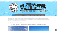 Desktop Screenshot of coconuttreecabins.com