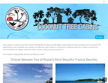 Tablet Screenshot of coconuttreecabins.com